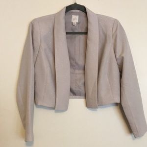 Studded Cropped Blazer in Mauve